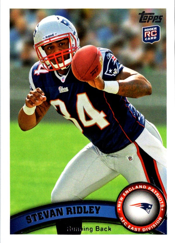 2011 Topps Stevan Ridley #432 Rookie