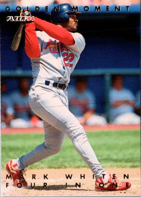 1994 Fleer Golden Moments Mark Whiten #1