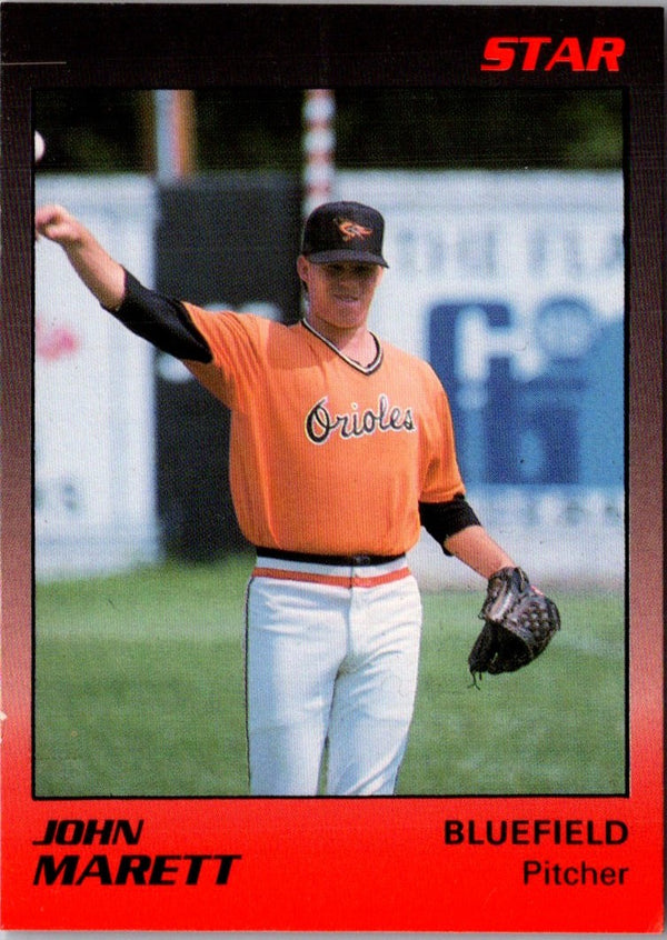 1989 Star Bluefield Orioles John Marett #14