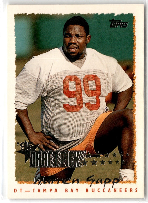 1995 Topps Warren Sapp #229 Rookie