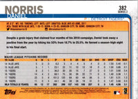 2019 Topps Daniel Norris #382