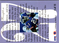 1994 Ultra Flair Hot Numbers Rodney Hampton #5