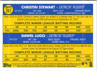 2019 Topps Heritage Dawel Lugo/Christin Stewart #207 Rookie