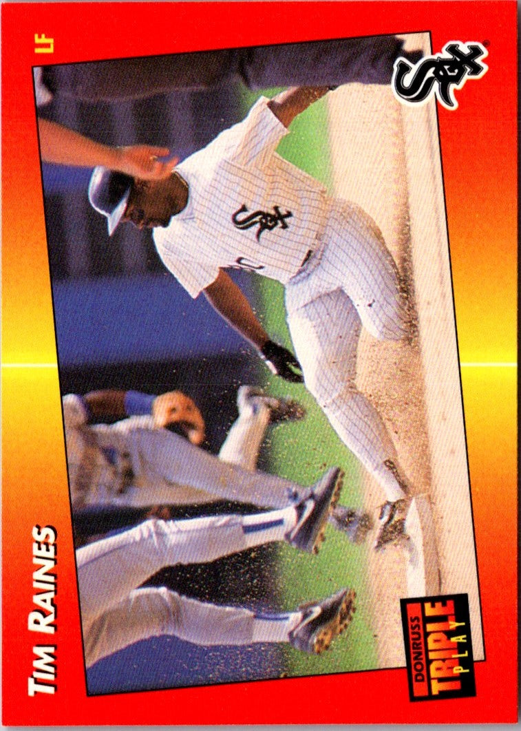 1992 Triple Play Tim Raines