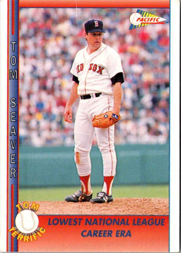 1992 Pacific Seaver Tom Seaver (Lowest National League Career ERA) #71