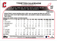 2022 Topps Chrome Triston McKenzie #142