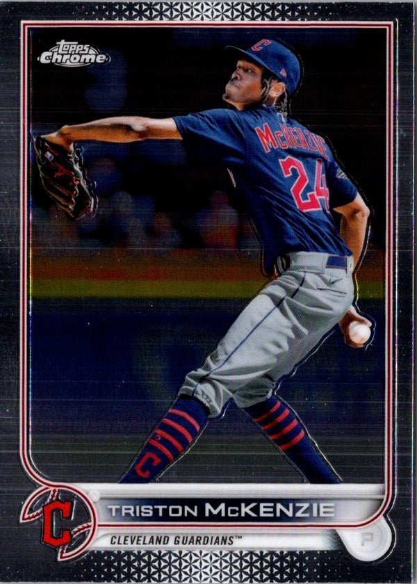 2022 Topps Chrome Triston McKenzie #142