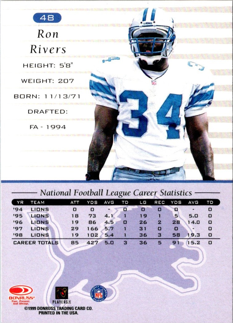 1999 Donruss Ron Rivers