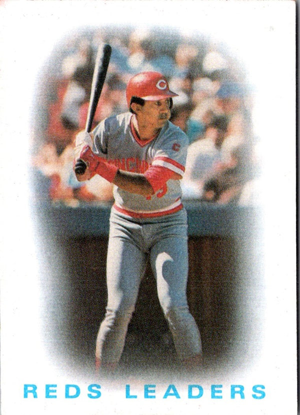 1986 Topps Reds Leaders: Dave Concepcion #366