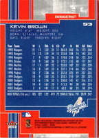 2002 Multi-Ad Macon Braves Kevin R. Brown #6