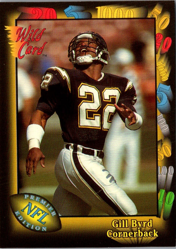 1991 Wild Card 20 Stripe Gill Byrd #104