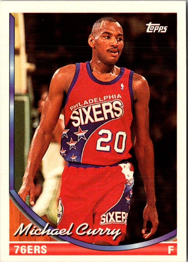 1993 Topps Michael Curry #286 Rookie