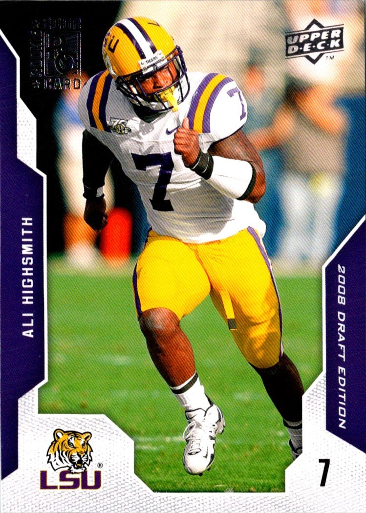 2008 Upper Deck Draft Edition Ali Highsmith