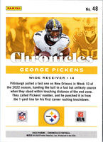 2022 Panini Chronicles Orange George Pickens #48