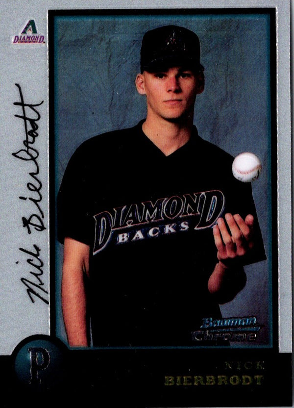 1998 Bowman Chrome Refractors Nick Bierbrodt #74