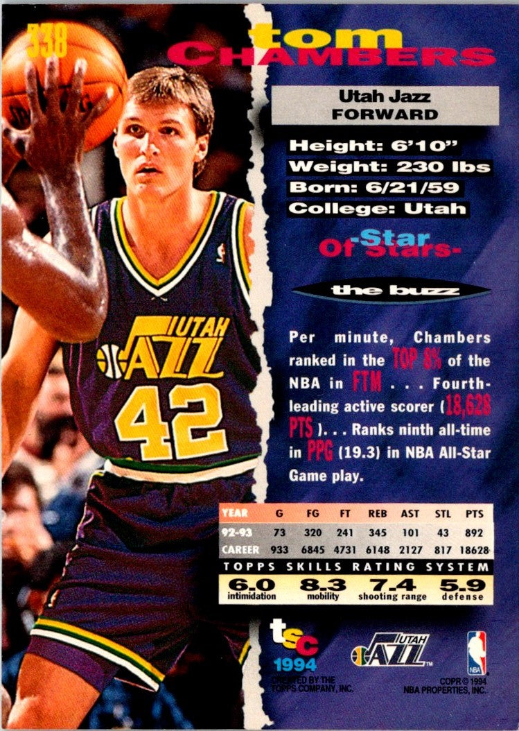 1994 Stadium Club Super Teams Utah Jazz