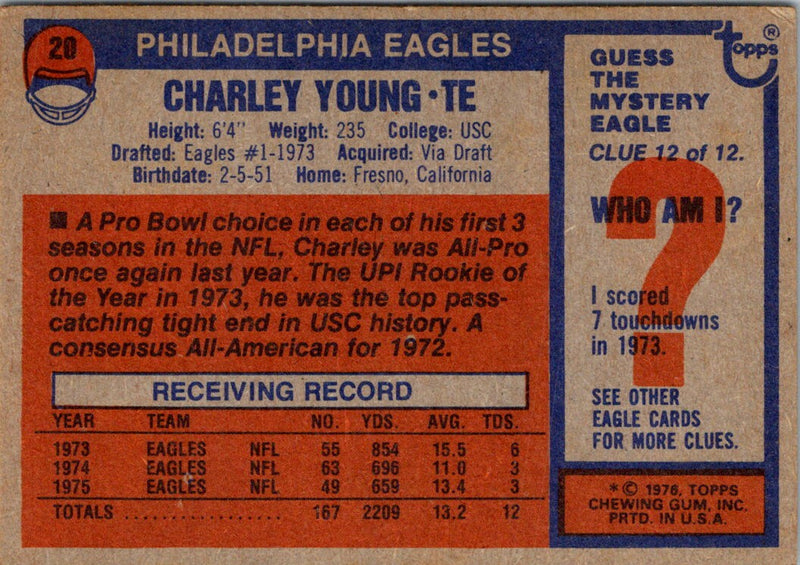 1975 Topps Charley Taylor