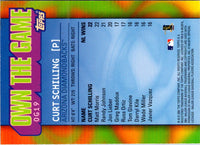 2002 Topps Own the Game Curt Schilling #OG19