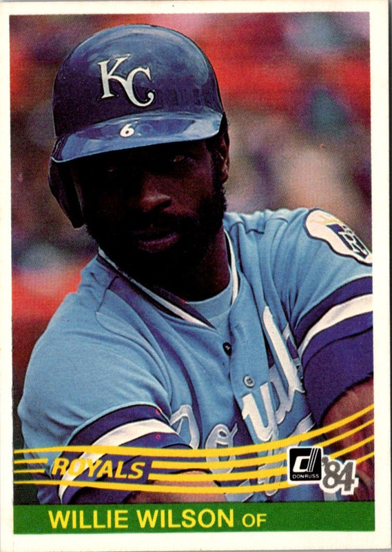 1984 Donruss Willie Wilson #175