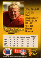 1991 Wild Card Karl Mecklenburg #30