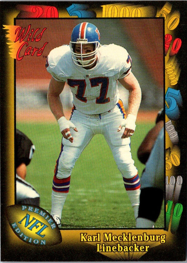 1991 Wild Card Karl Mecklenburg #30