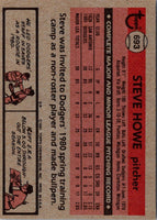 1981 Topps Steve Howe #693 Rookie