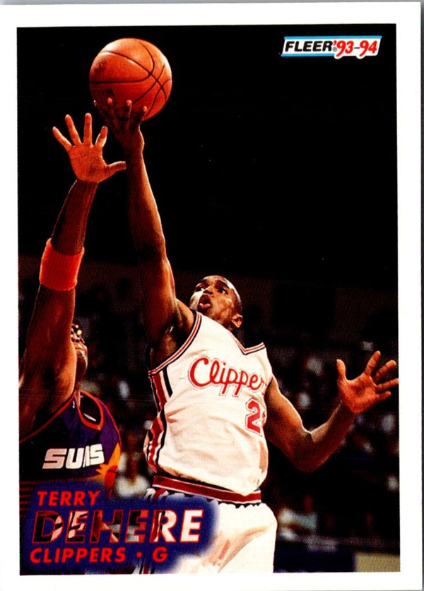 1993 Fleer Terry Dehere #306 Rookie