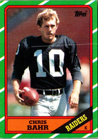 1986 Topps Chris Bahr #65