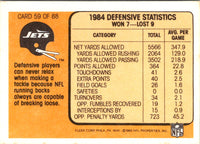 1985 Fleer Team Action No Chance to Block This One (1985 Schedule) #30
