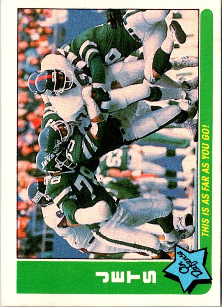 1985 Fleer Team Action No Chance to Block This One (1985 Schedule)