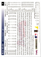 1997 Score Ryan Klesko #7