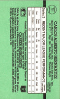 1991 Donruss Carlos Hernandez #711
