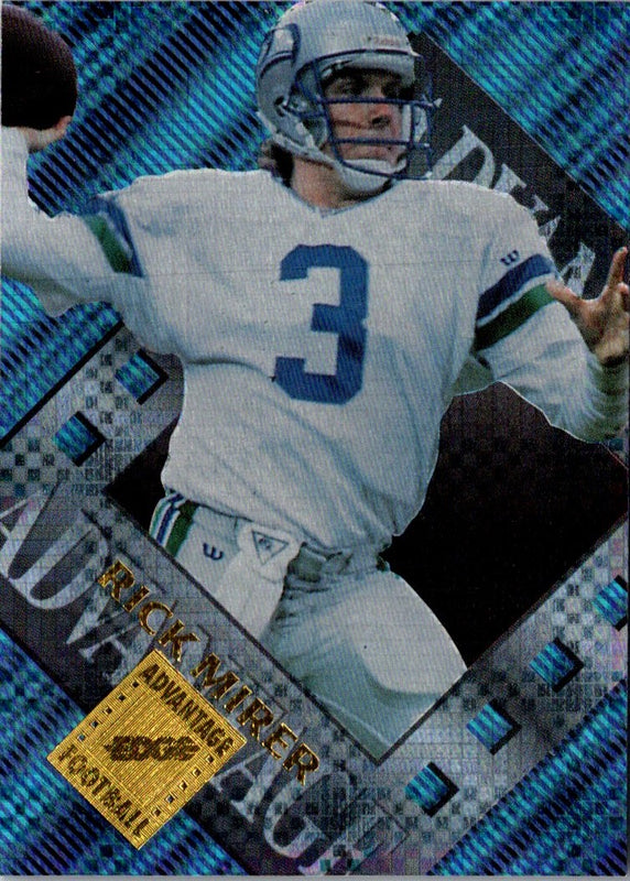 1996 Collector's Edge Advantage Rick Mirer #24