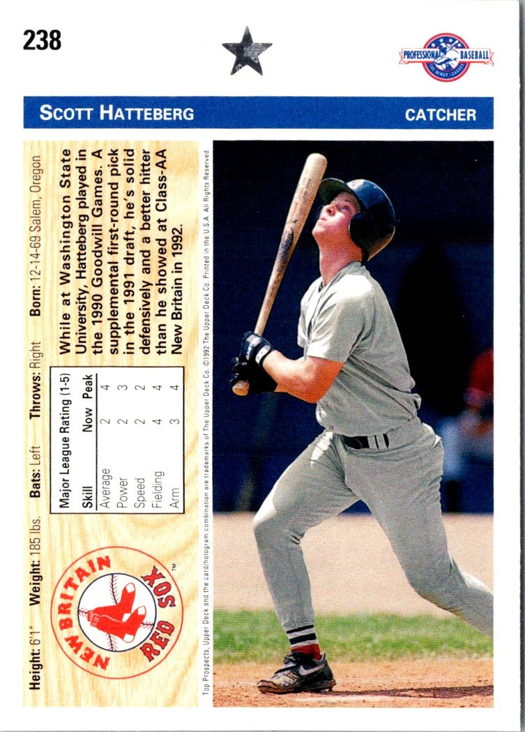 1992 Upper Deck Minors Scott Hatteberg