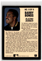 1992 Cartwright's Players' Choice MVP Barry Bonds #8