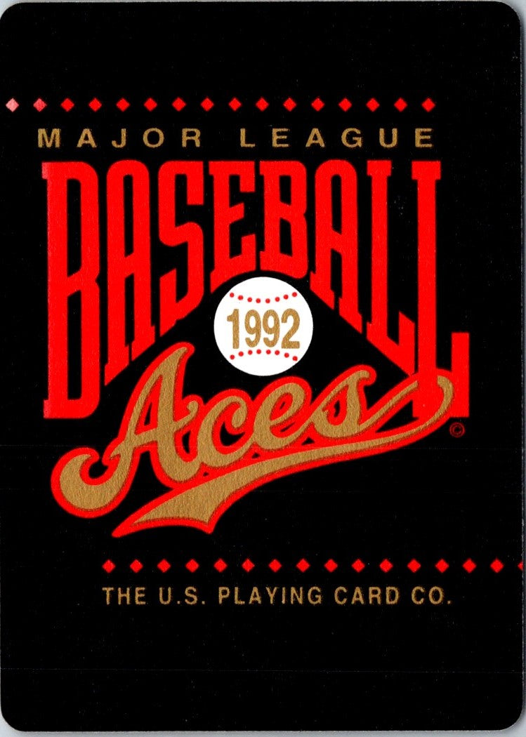 1992 U.S. Playing Card Co. Baseball Aces Roger Clemens