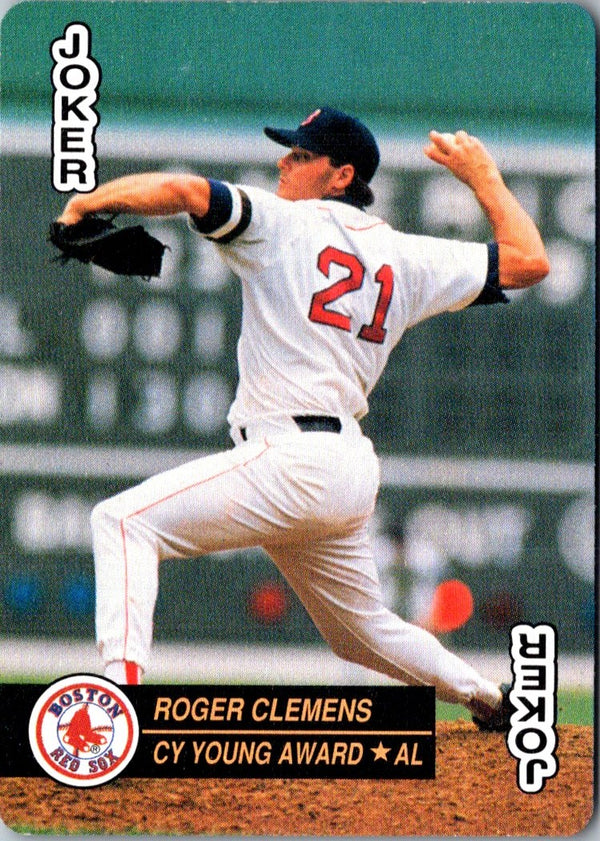 1992 U.S. Playing Card Co. Baseball Aces Roger Clemens #JOKERA