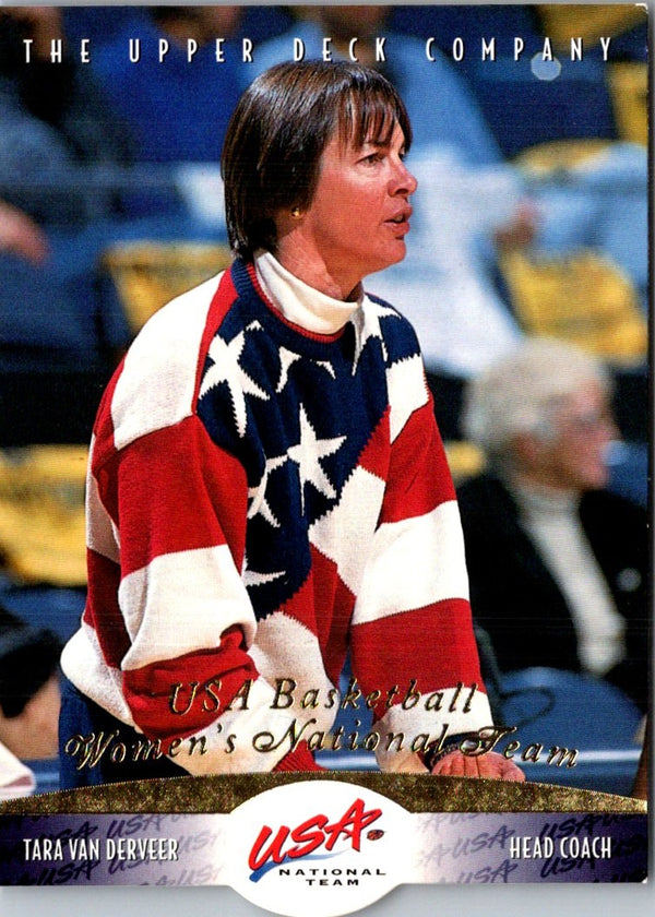 1996 Upper Deck USA Tara VanDerveer #72