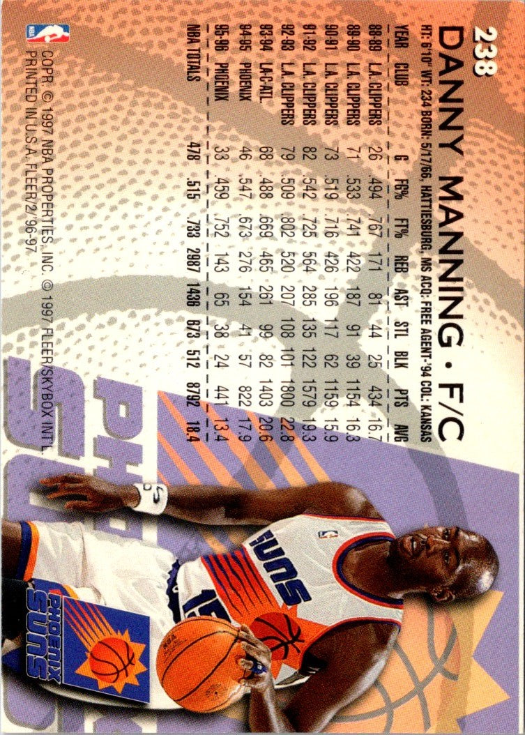 1996 Fleer Danny Manning