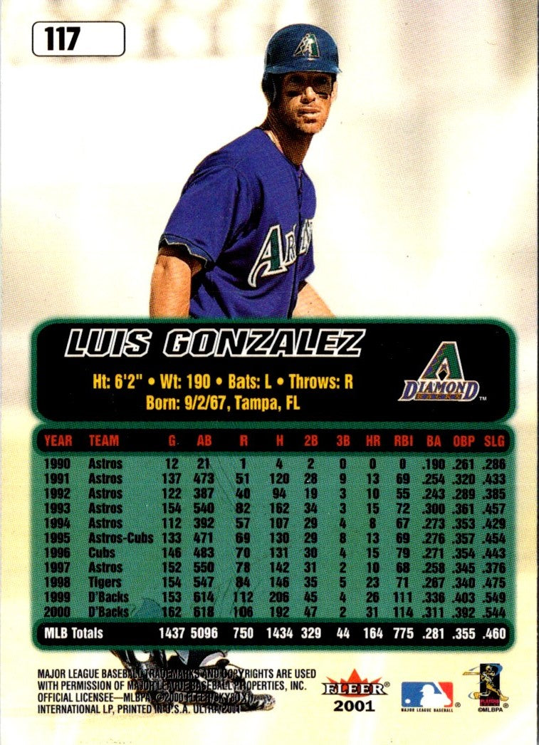 2001 Fleer Luis Gonzalez