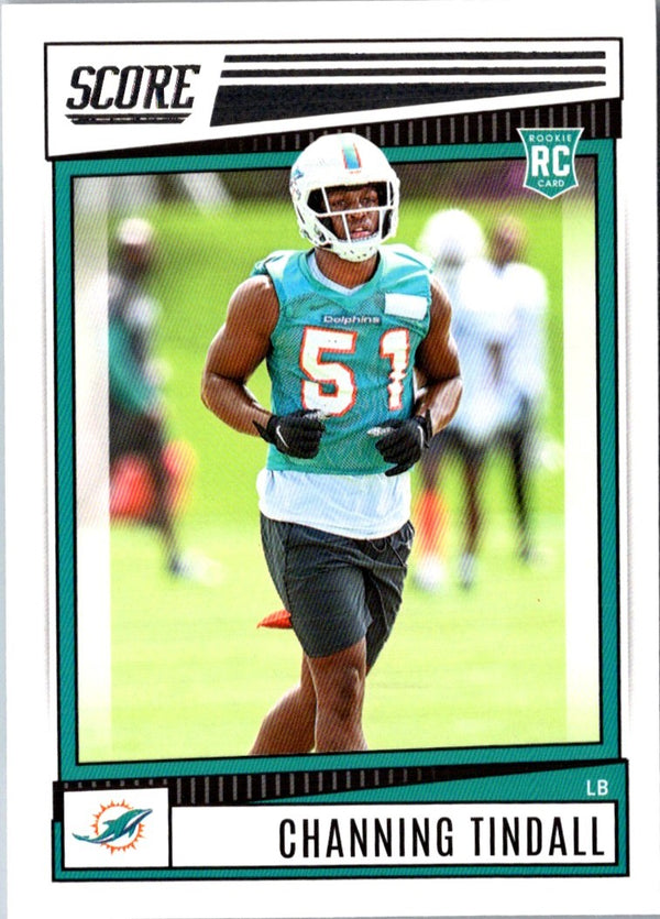 2022 Score Channing Tindall #355 Rookie