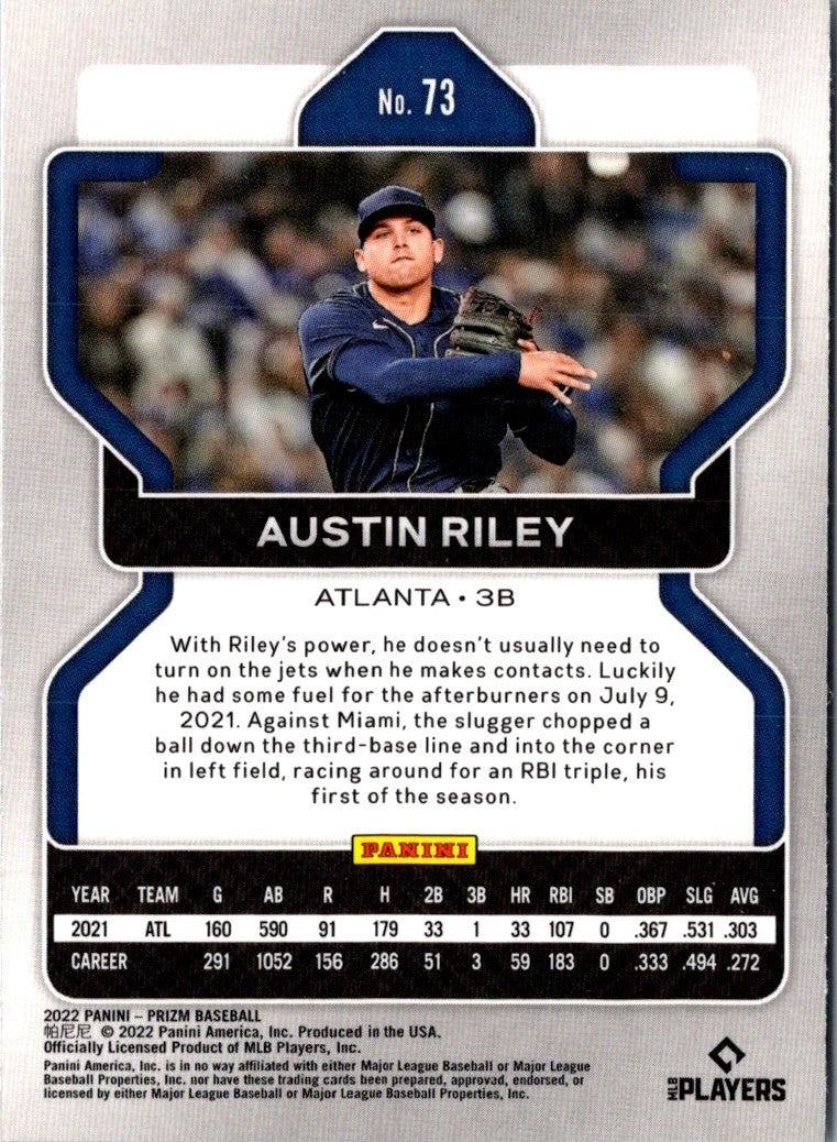 2022 Panini Prizm Austin Riley