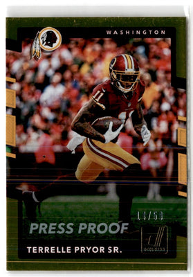 2017 Donruss Press Proof Gold J.J. Watt #1 14/50