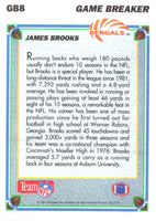 1991 Upper Deck Game Breaker Holograms James Brooks #GB8