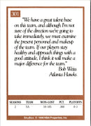 1990 SkyBox Bob Weiss