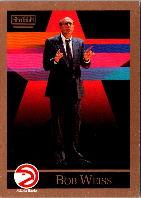 1990 SkyBox Bob Weiss #301