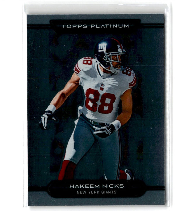 2010 Topps Platinum Hakeem Nicks #74