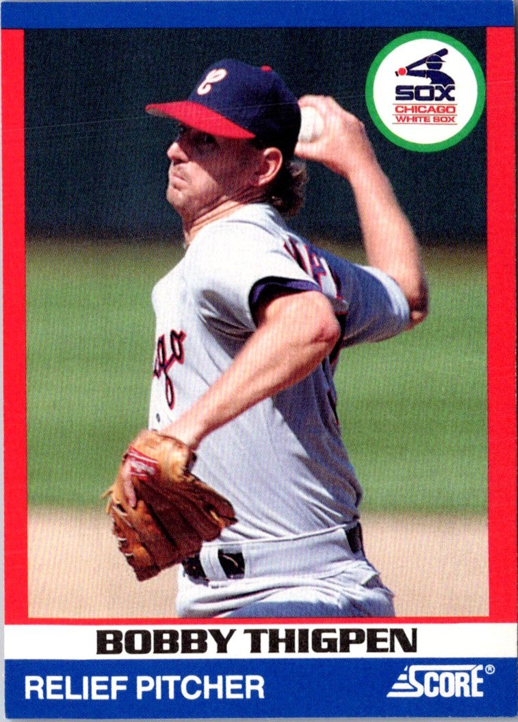 1991 Score 100 Superstars Bobby Thigpen