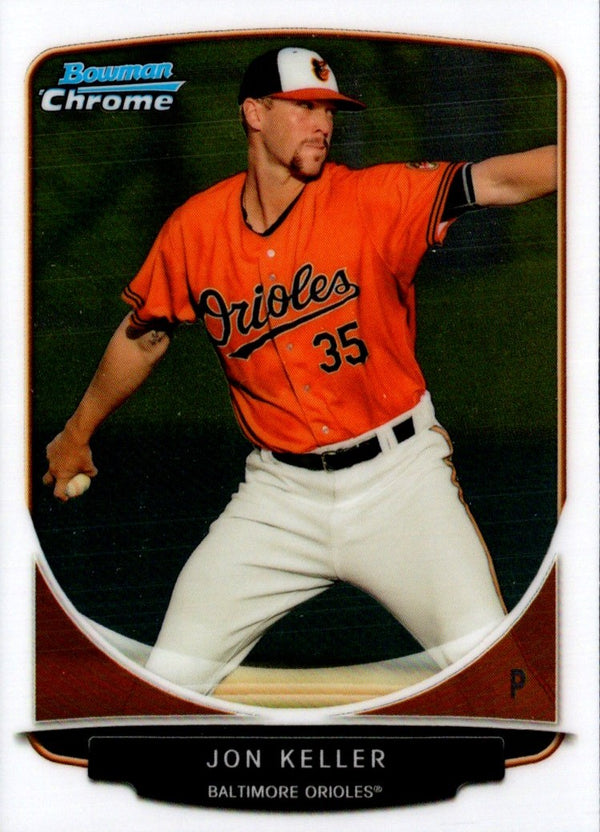 2013 Bowman Chrome Jon Keller #149