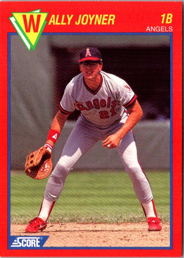1989 Score Baseball's 100 Hottest Players Wally Joyner #73